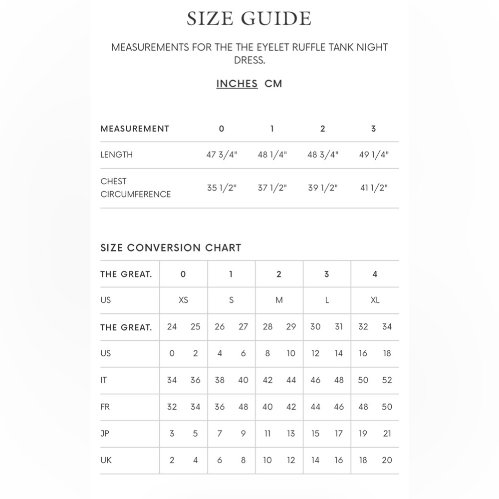 THE GREAT THE EYELET RUFFLE TANK NIGHT DRESS, 1 - Picture 6 of 13